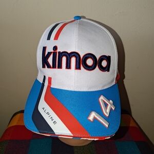 Fernando Alonso F1 Formula 1 Apine Kimoa Embroidered Strap-on Cap Hat